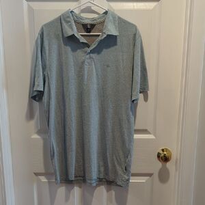 Volcom Men's Size Large Light Heathered Green‎ Polo Shirt Preppy Golf Skater
